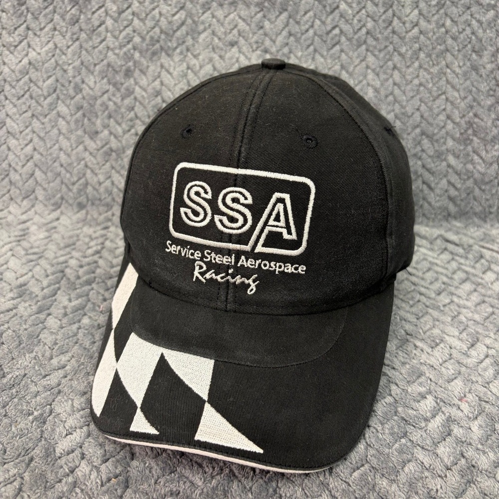 Cabo SSA Racing Service Steel Aerospace OSFA Black Checkered Flag Hat